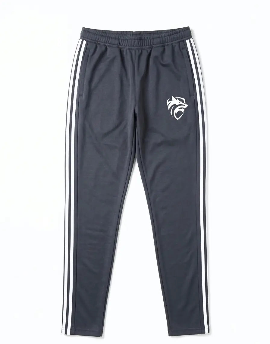 Men’s Slim-Fit Three-Stripe Athletic Jersey Track Pants | Casual Sweatpants