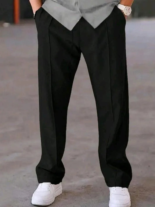 Men’s Premium Dri-Fit Drawstring Track Pants | Casual & Athletic Trousers