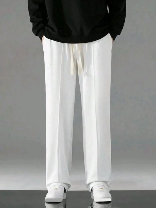 Men’s Premium Dri-Fit Drawstring Track Pants | Casual & Athletic Trousers