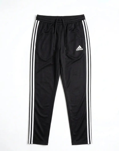 Men’s Slim-Fit Three-Stripe Athletic Jersey Track Pants | Casual Sweatpants