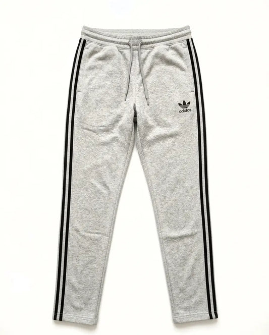 Men’s Slim-Fit Three-Stripe Athletic Jersey Track Pants | Casual Sweatpants