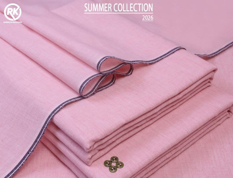 Pack of 4 Men’s Premium Summer Khaddar Suits – Vibrant Essentials Vol. 7